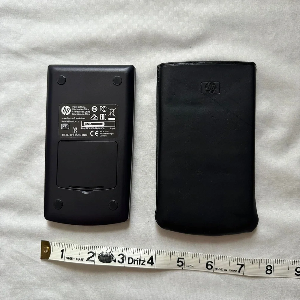 HP 10bII+ Financial Calculator with Black Cover